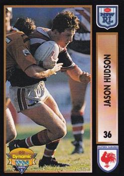 1994 Dynamic Rugby League Series 2 #36 Jason Hudson Front